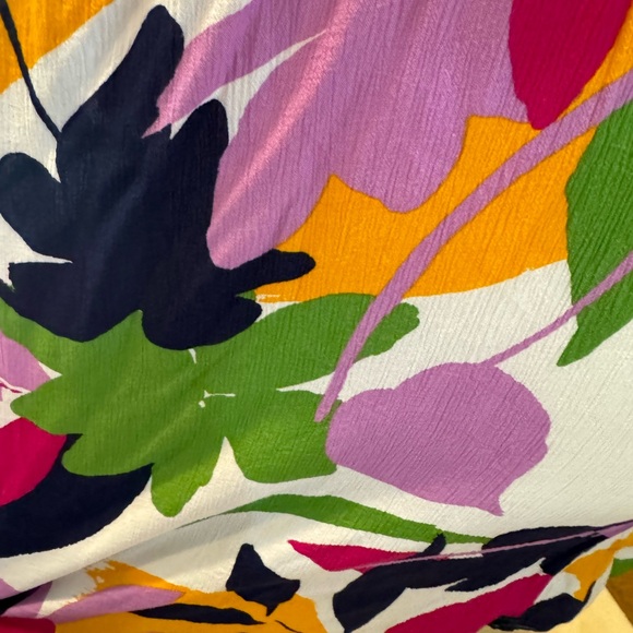 Anne Cole Lush Garden Bell Sleeve Drawstring Tunic Coverup bundle w/bathing suit - Picture 7 of 7